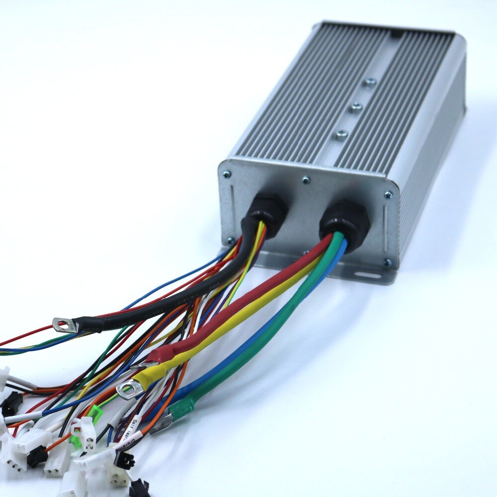 GREENTIME 24 MOSFET 48-72V 3000W 80Amax BLDC 모터 컨트롤러 및 1 Pcs GT-100 LCD 디스플레이